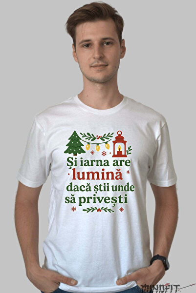 GILDAN Tricou De Craciun Iarna Are Lumina Barbat