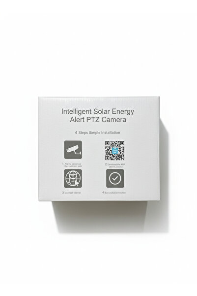 HD Solar-powered outdoor security camera with 4G SIM card, 5MP resolution + free 128GB MicroSD card