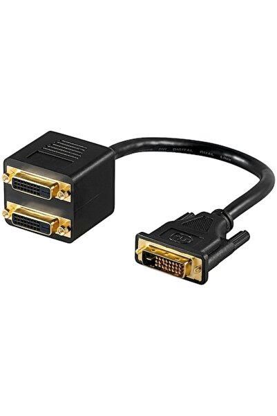 goobay DVI-D (24+1) male to 2 x DVI-D (24+1) female adapter