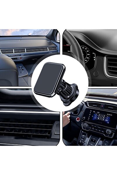 Flippy MagSafe Magnetic Car Vent Mount, 360° Rotating, 5.1x3.9 cm, Black