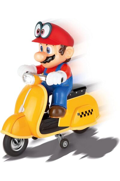 Carrera 1:20 Remote Control Super Mario Odyssey Scooter, Multicoloured