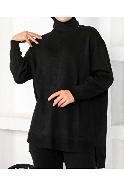 Mikxim Long Detail on the Back, Wide Leg Bottoms, Top and Bottom Set