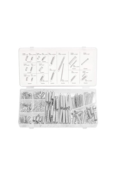 NEİKO مجموعة متنوعة من زنبركات 50456A، 200 قطعة، مصنوعة من الفولاذ المطلي بالزنك