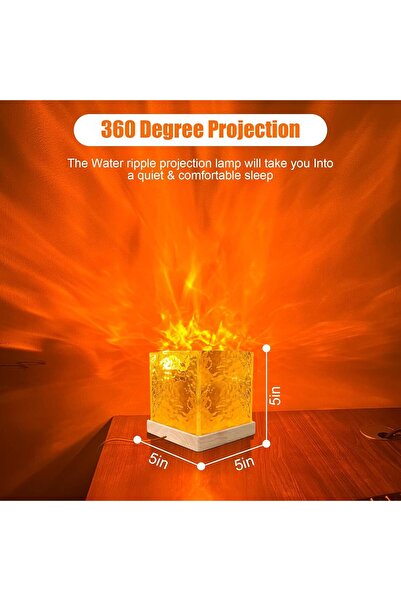 KASTWAVE Galaxy Projector Light for Bedroom, Ocean Wave Sensory Light with 16 Colors (ice Cube)