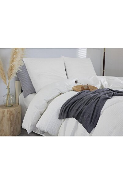 BOHORIA BOHORIA® 3-piece bed linen set with Waffle structure: 200 x 200 cm 100% Cotton