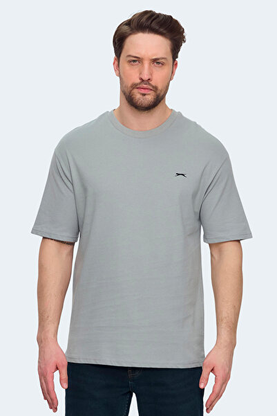 Slazenger Vellamo Men's Oversized Gray T-Shirt