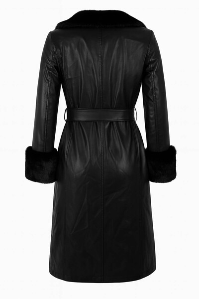 trender 26kg07000024 Black Women's Coat 3427