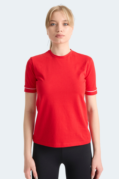 Slazenger Vitya I Women's Red T-Shirt