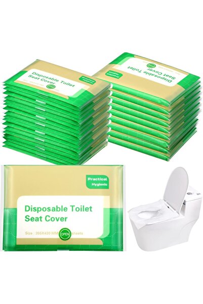 Generic أغطية مقاعد المراحيض للاستخدام مرة واحدة، 150 قطعة — أغطية ورقية محمو...