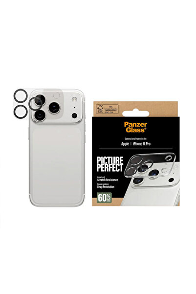 dalip PanzerGlass® PicturePerfect Camera Lens Protector for iPhone 17 Pro, transparent