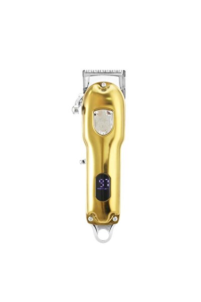 VGR V-652 Professional Digital Display USB Electric Hair Clipper(Gold)