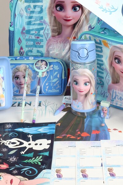 ELSA Dekomus Licensed Frozen Umbrella with Case, Single Compartment, Small Size 32 Cm, Kindergarten, Nutrition and Care