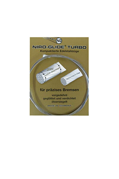 KlaussTech Cablu de frână Mtb Niro Glide Turbo Germania - 2050 mm