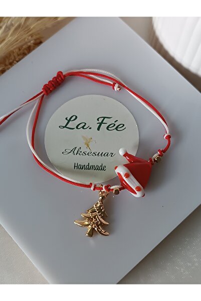 La fee aksesuar New Year's Gift Bracelet Murano Glass Christmas Penguin Deer Red New Year Christmas New Year