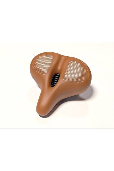 heugers Geniş ve Rahat Elektrikli Bisiklet Kahverengi Sele – Bisiklet Koltuğu...