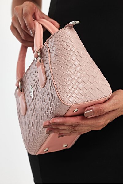 Hüvendo Small Size Long Strap Women's Stylish Hand and Shoulder Bag Powder