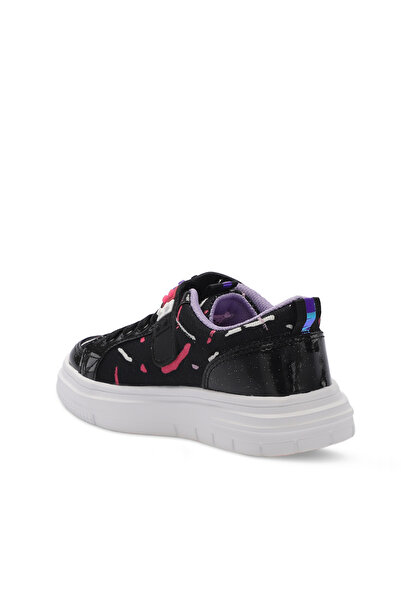 Slazenger Numancia Girls' Velcro Black / Purple Casual Sneakers