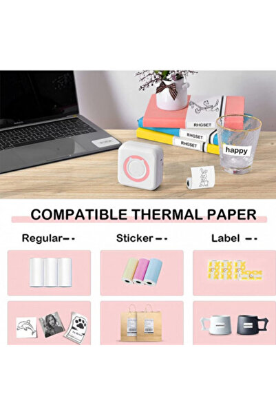 OEM Mini portable thermal printer for phone 1 roll included