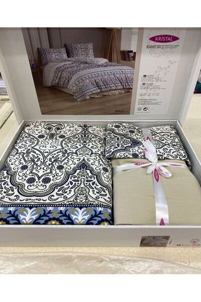 Kristal Double Duvet Cover Set 100% Cotton