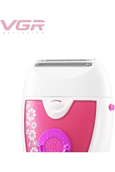 VGR V-722 Professional 2-in-1 Women Epilator & Shaver for different body areas for Wet & Dry