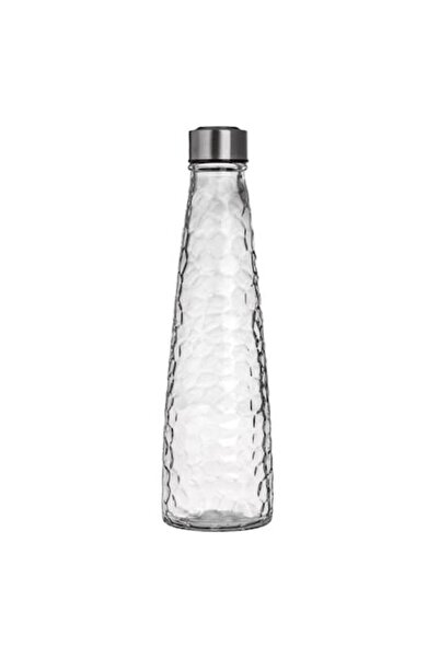 AVA Water Bottle, Honeycomb Model, Metal Cap, Triangular, Transparent, 700ml