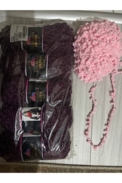 SÜSLÜTASARIM Himalaya dolphıne loop ip (500 gram)mor