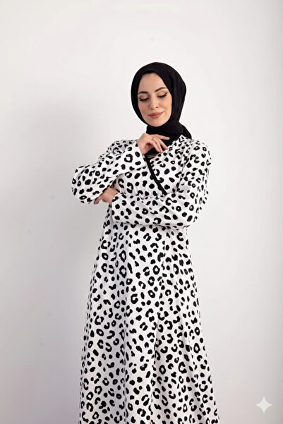 Defka Side-Tie Cotton Fabric Women's Prayer Dress Robe