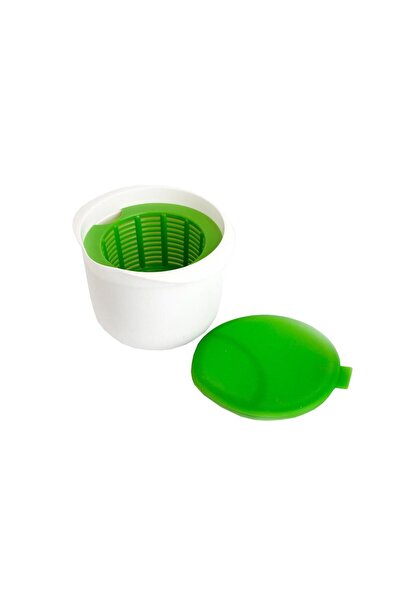 Flippy Cheese Making Container with Silicone Lid, Plastic Cheese Maker Strainer, 17x14.5x12.8 cm, Gr