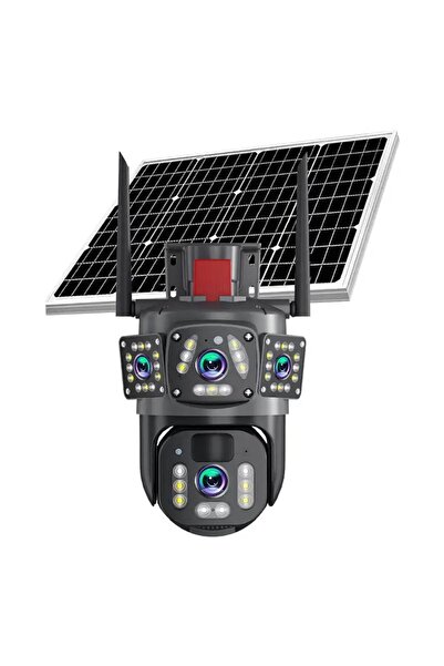 UNİBOX Camera Supraveghere 4G, Panou Solar, PTZ Dual Lens, Full HD, Zoom 10X, Night Vision, Waterproof