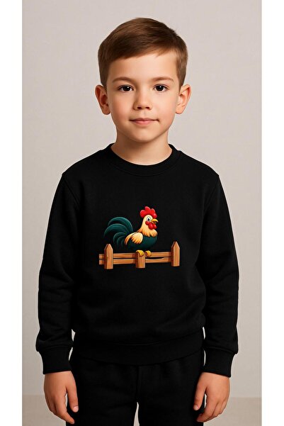 playwear Set pentru copii Hanorac cu imprimeu HOROZ pentru fete și băieți, cu...
