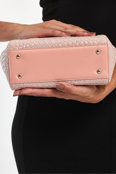 Hüvendo Small Size Long Strap Women's Stylish Hand and Shoulder Bag Powder