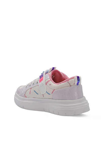 Slazenger Numancia Girls' Velcro White / Pink Casual Sneakers