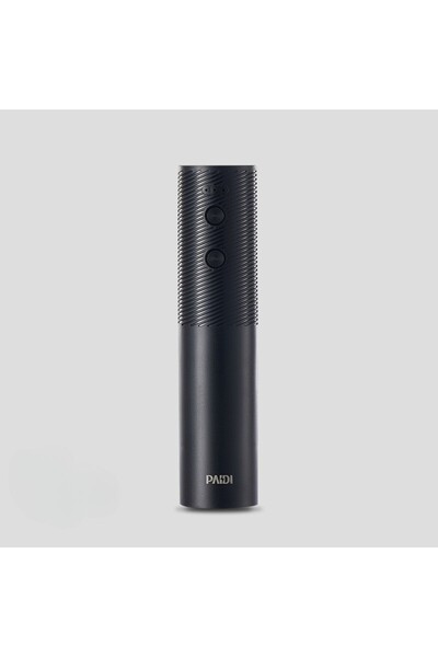 Flippy Electric Wine Bottle Opener, USB Rechargeable, 20 x 4.6 cm, Black