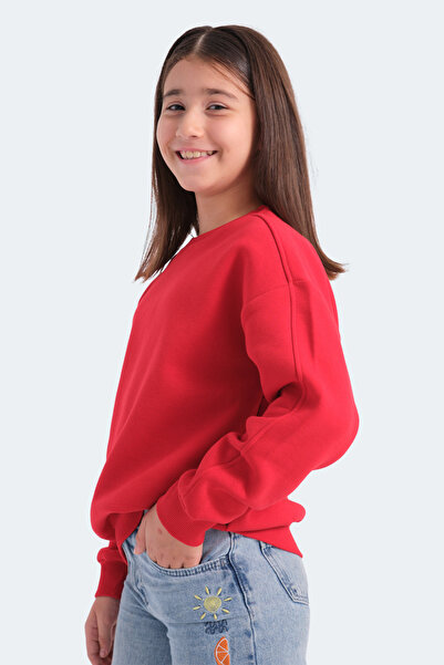 Slazenger Logan Girl's Red Sweatshirt