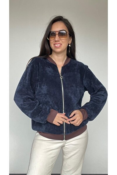 MENSAR OTANTİK KADİFE FERMUARLI CEKET