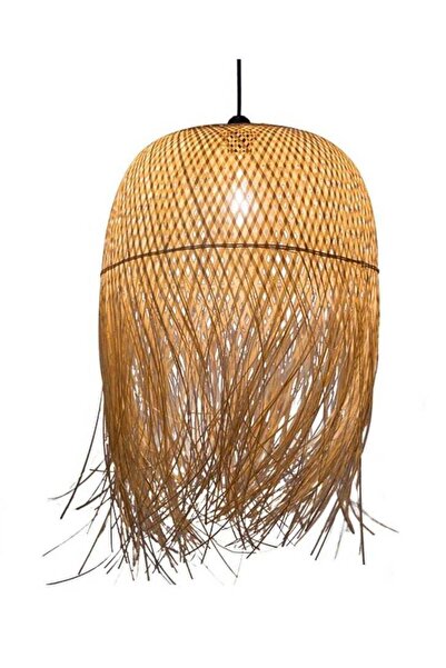 Generic Helmets Rustic Single Rope Pendant with E27 Lamp Holder