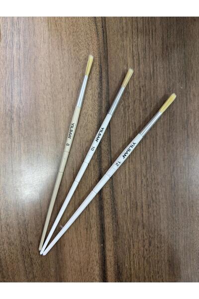 HTM Yapı فرشاة قلم نوع نالبور عالية الجودة رقم: 8-10-12