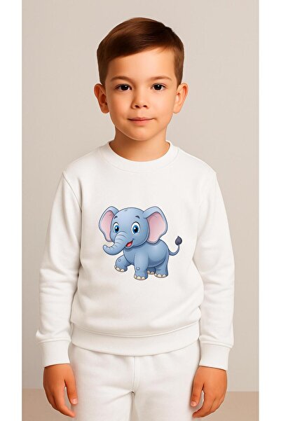 playwear Παιδικό Φούτερ Σετ με Στάμπα για Κορίτσια και Αγόρια, Λαιμόκοψη Ποδη...