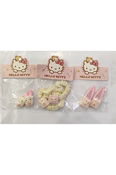 ada çanta kırtasiye Hello Kitty Hair Clip Set (3 Pairs) Ad12500