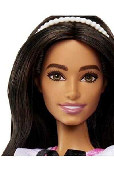 Barbie Fashionistas Doll no209 with Black Hair and a Plaid Dress