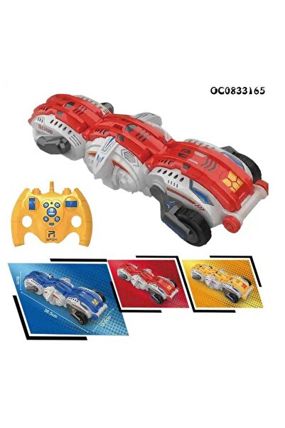 My modern game Remote control racing car, 360-degree rotating toy with batteries that last 60 minutes or more, red and blue color