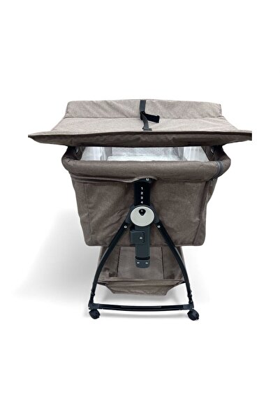 HOURS Foldable Baby Bed, Foldable Newborn Baby Bed, Baby Bed with Large Storage Basket