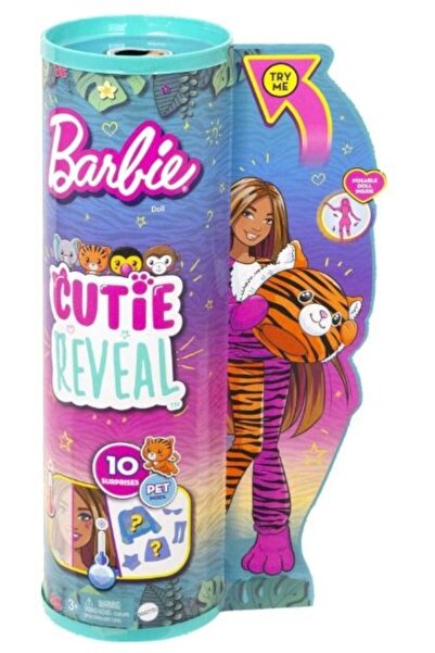 Barbie Reveal Jungle Tiger Doll, 29cm
