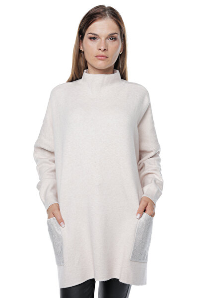 Jolenttine Sweater with pockets, light beige