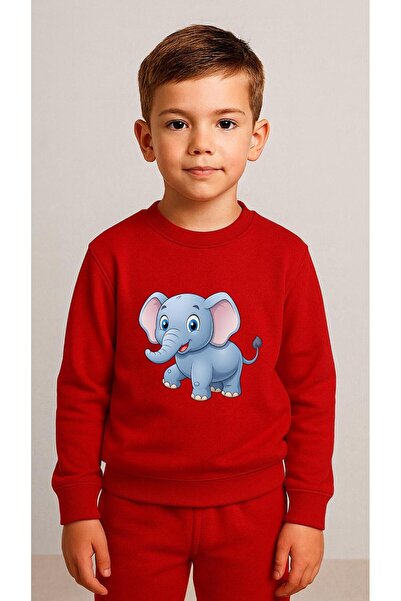 playwear Παιδικό Φούτερ Σετ με Στάμπα για Κορίτσια και Αγόρια, Λαιμόκοψη Ποδη...