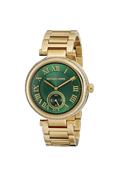 Michael Kors Plus MK6065 Skylar Green Tone Ladies Watch 42mm