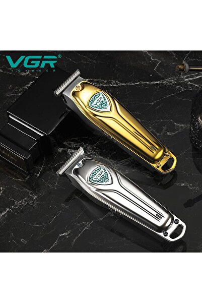 VGR V-911 Professional Corded & Cordless Hair Trimmer (Gold)