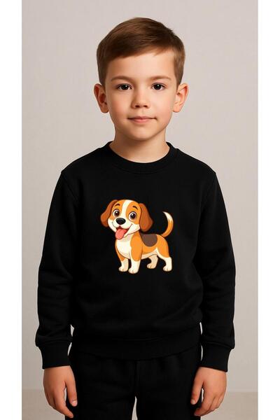 playwear Παιδικό Φούτερ Σετ με στάμπα DOG TONGUE για Κορίτσια και Αγόρια, με ...