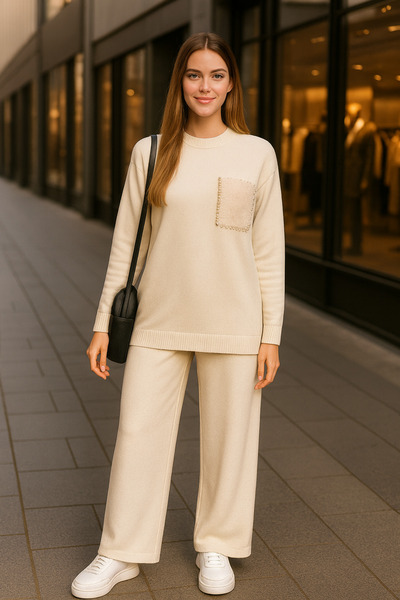 semela Woolen Knitting Suit