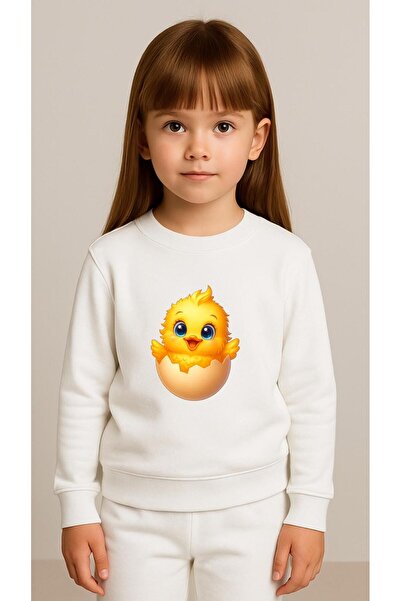 playwear Детски комплект суичър с щампа  "BABY CHICK " за момичета и момчета,...